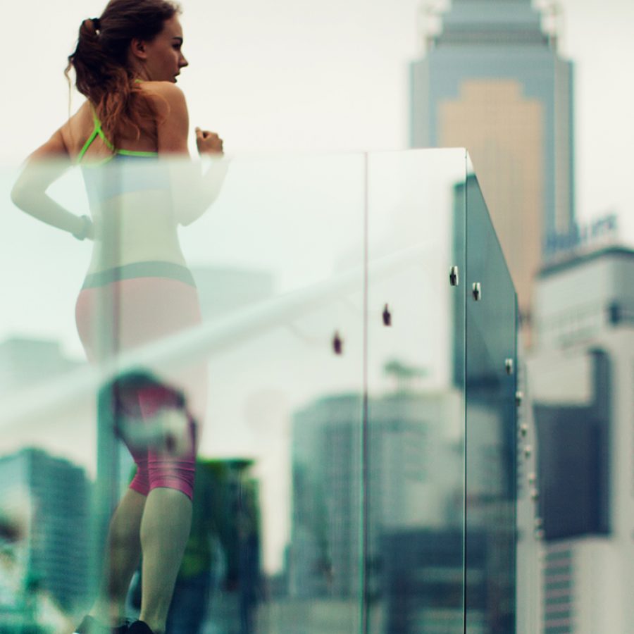 Young Woman Jogging Young Woman Jogging