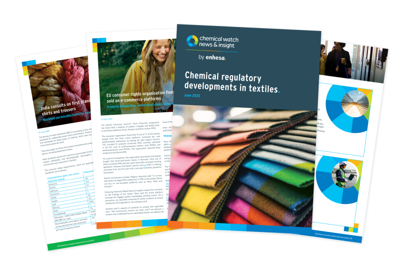 Textiles regulations report
